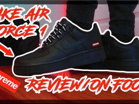 Nike Air Force Just Do It Negras